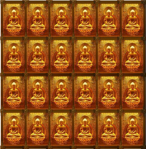 天道琉璃琉璃万佛墙佛砖 琉璃千佛墙砖定制