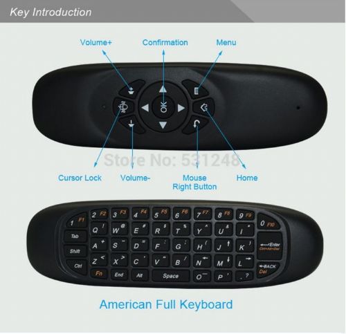 2.4Ghz c120 air mouse wireless airmouse remote contro