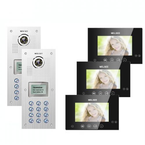 Melsee Multi Apartments Video Door Phone