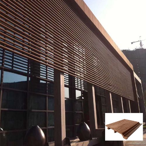Outdoor Wood Plastic Wall Panel 148 21 Wooden Environmental Prot Outdoor Wood Plastic Wall Panel 148 21