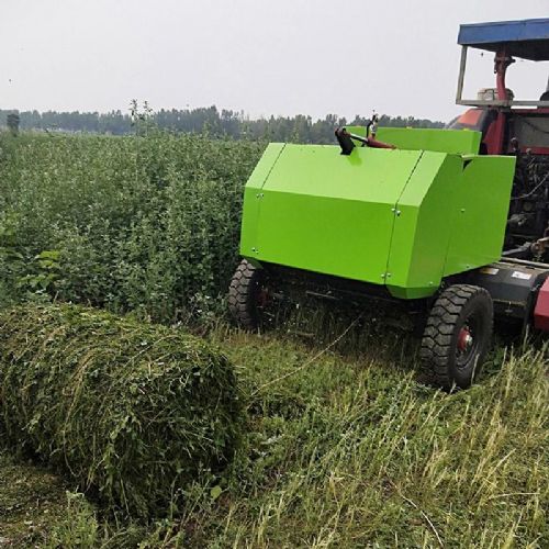 捡拾秸秆打捆机干湿牧草打捆机打捆机的操作视频