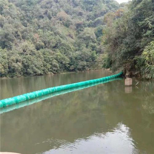 漂浮水面管式塑料浮欄清理垃圾效果好