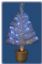 transparent tree with blue led