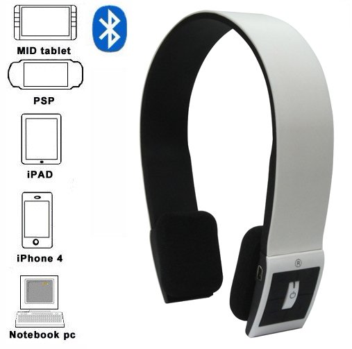 Bluetooth 2ch Stereo Audio Headset for iPad & Tablet PC