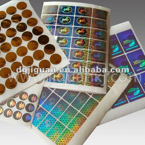hologram sticker,holographic stickers printing