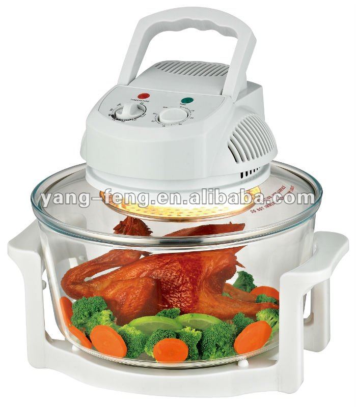 12L electric round glass convection oven EL817