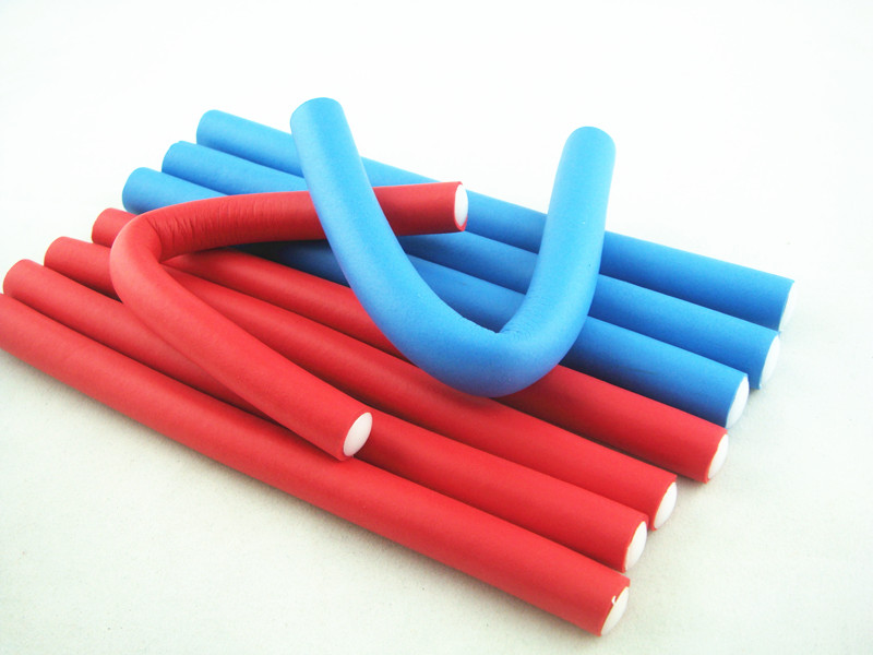 flexible hair rollers,Rubber Foam Soft Twist Hair