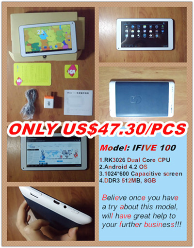 7 inch Dual Core Tablet PC IFIVE 100