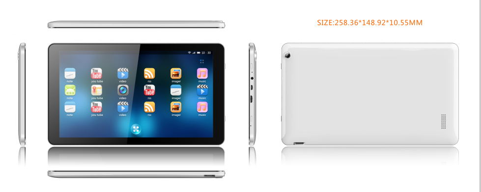 10.1 inch tablet pc with RK 3128